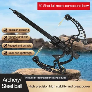 High Precision 50-Shot Compound Bow