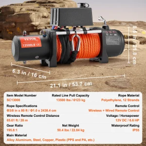 13500lbs Electric Winch