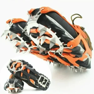Professional Climbing Crampons 18 Studs